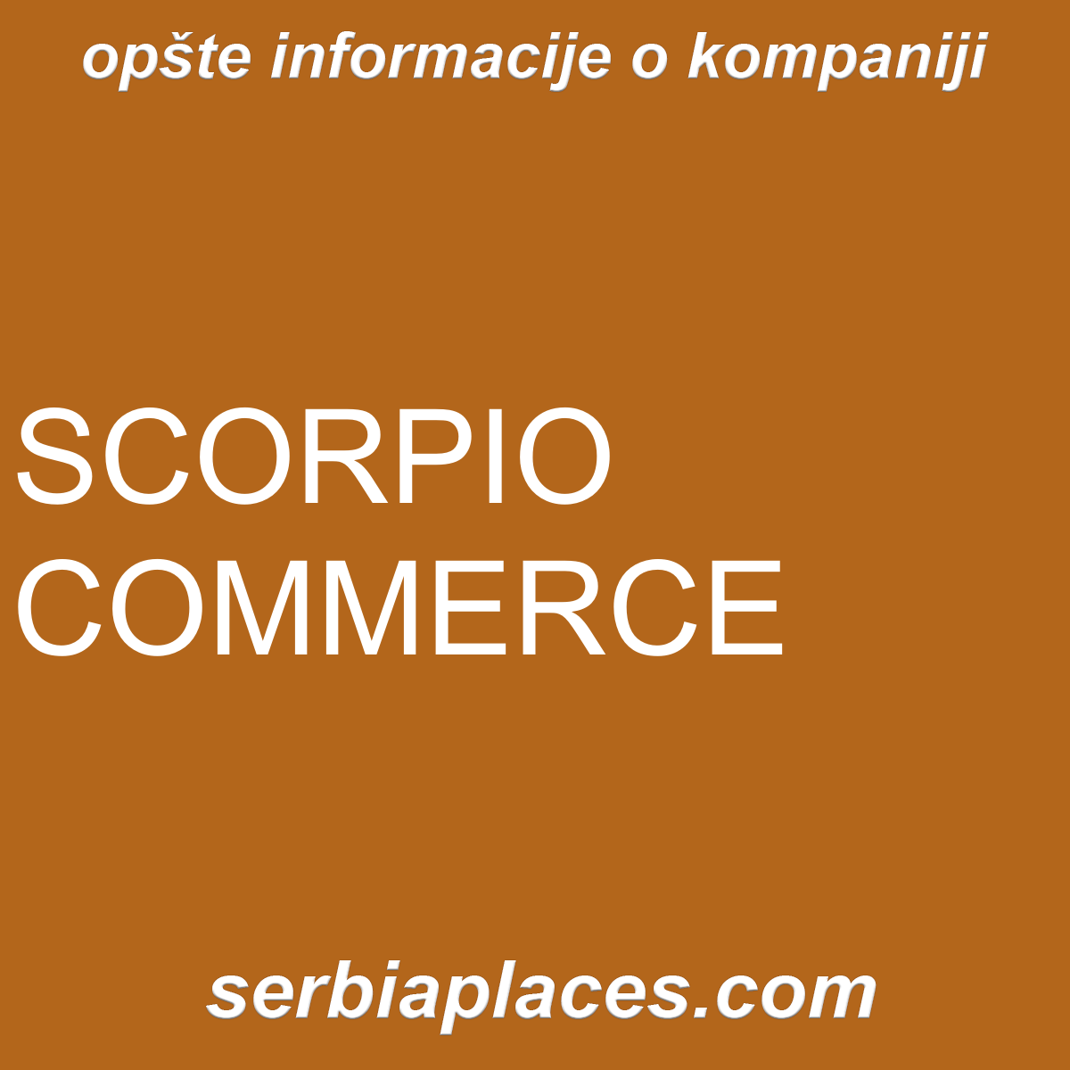 SCORPIO COMMERCE