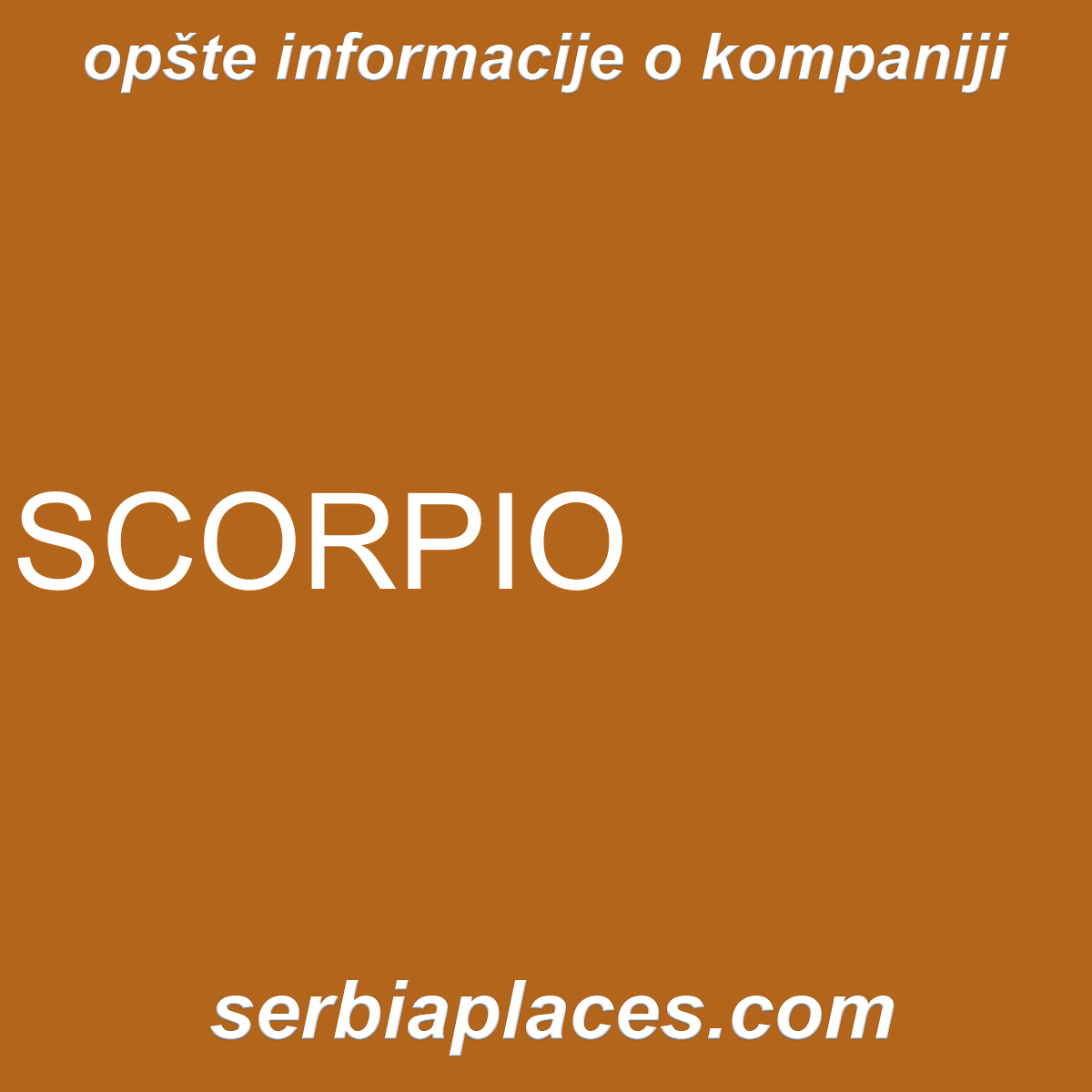 SCORPIO