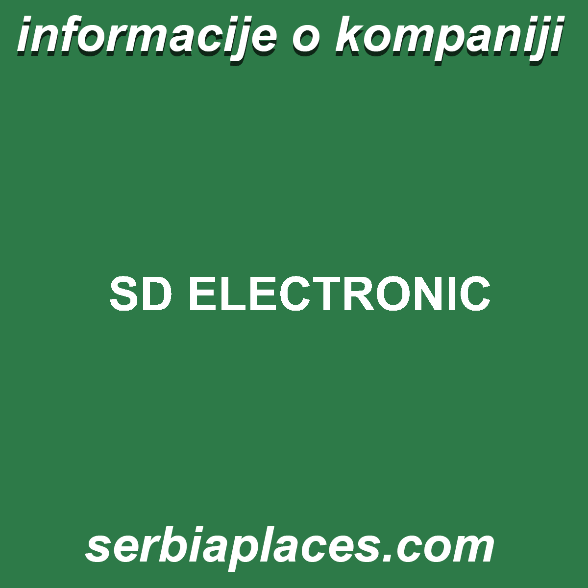 SD ELECTRONIC