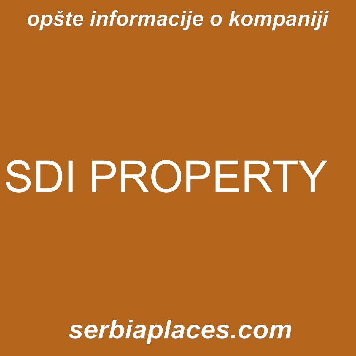 SDI PROPERTY