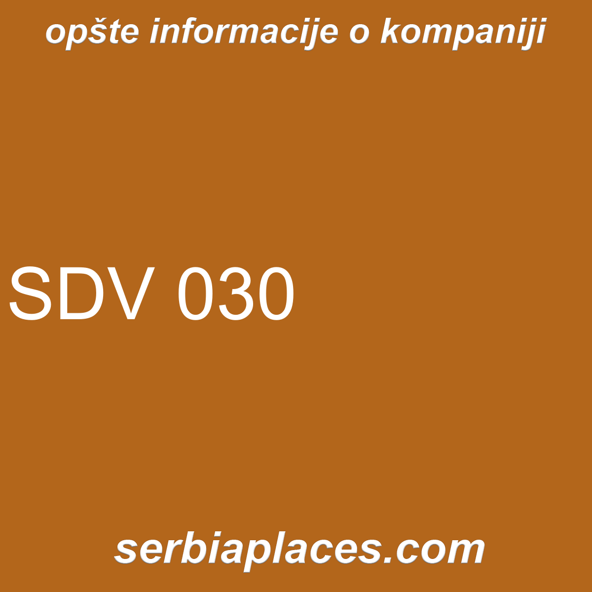 SDV 030