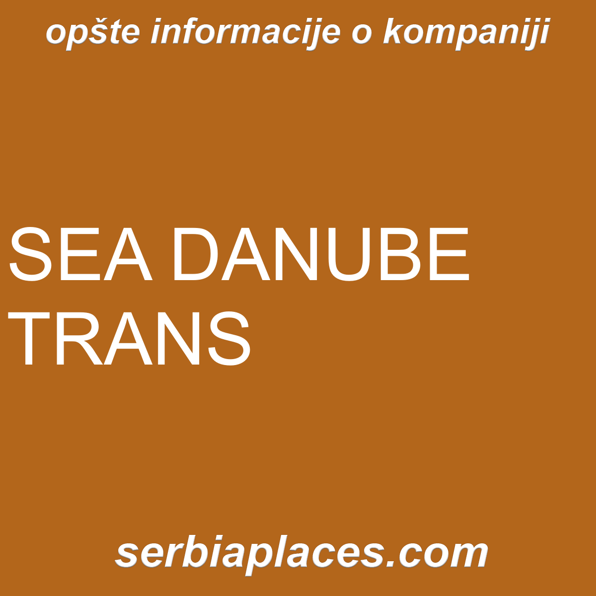 SEA DANUBE TRANS