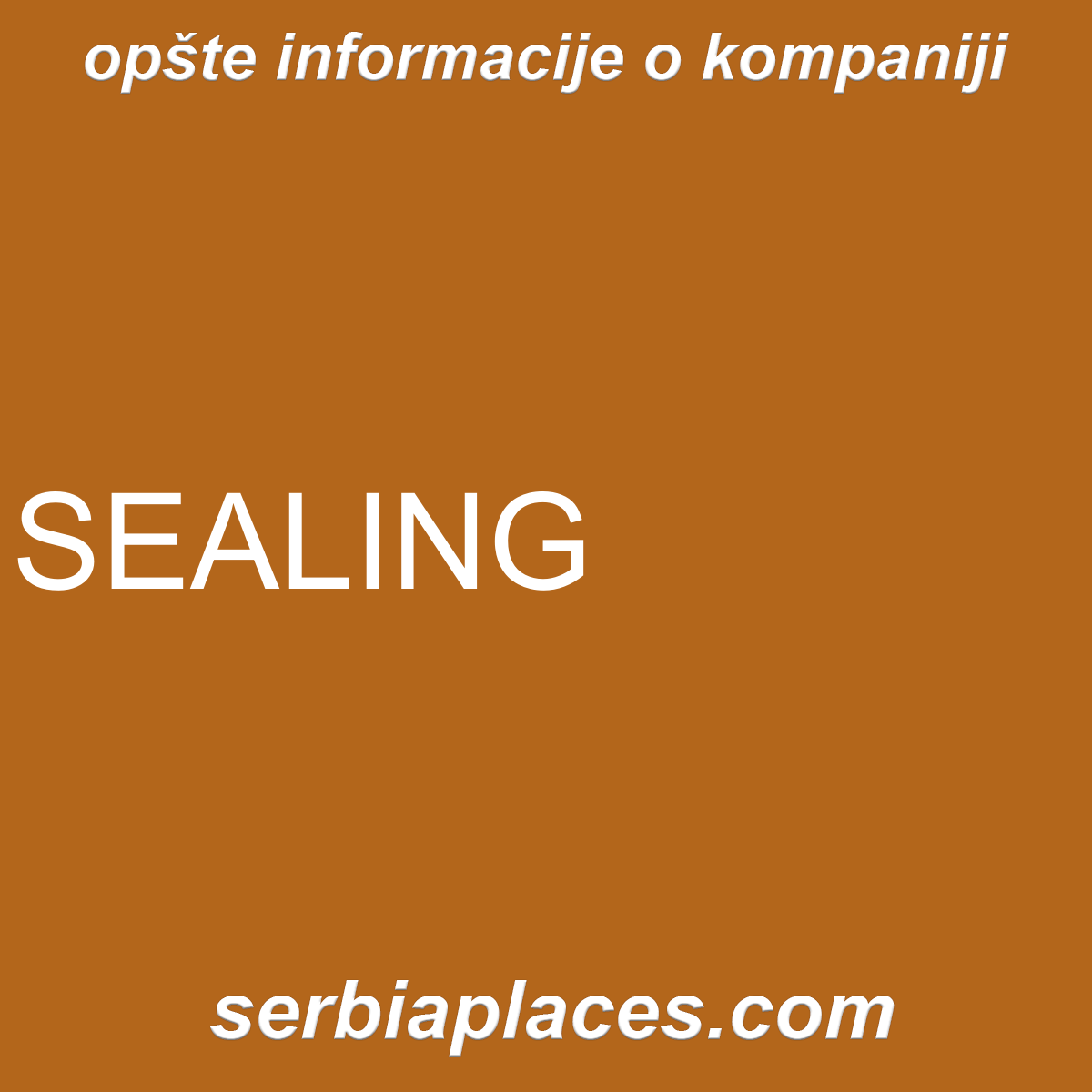 SEALING