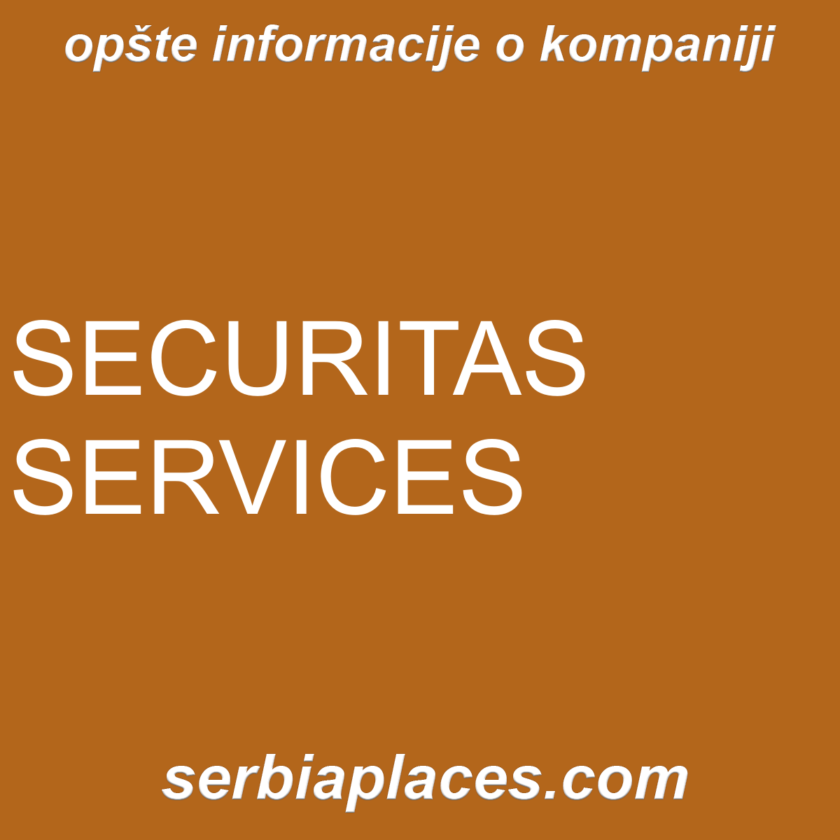 SECURITAS SERVICES