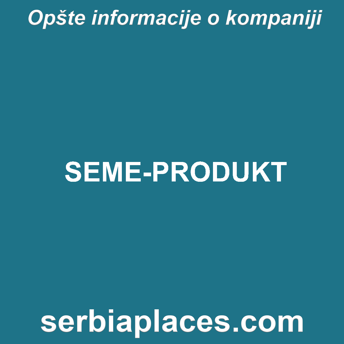 SEME-PRODUKT