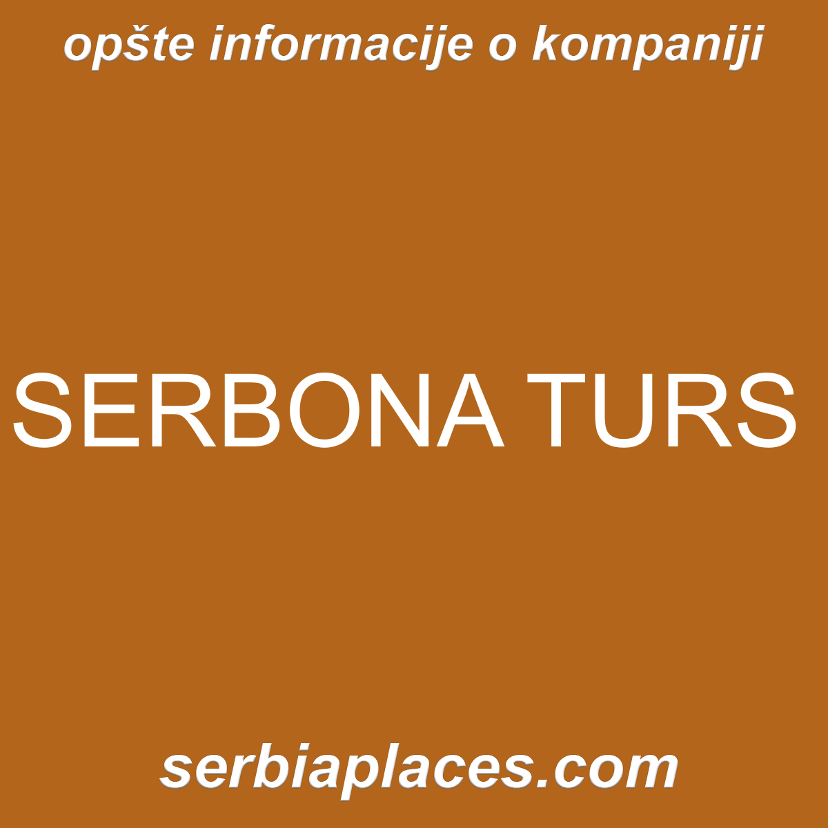 SERBONA TURS