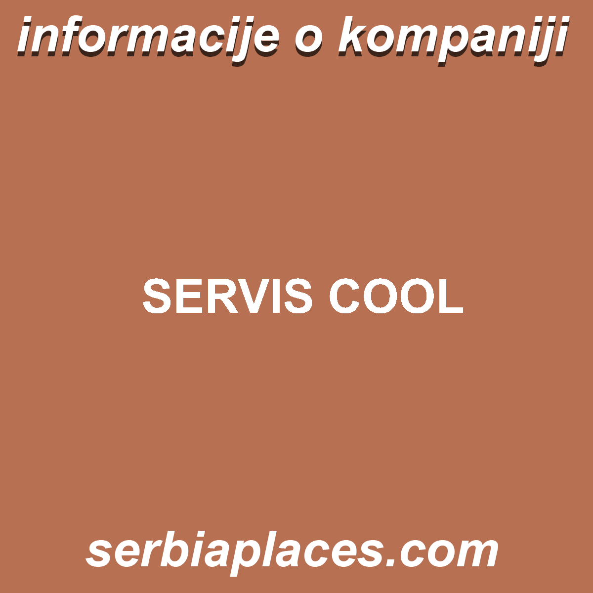 SERVIS COOL