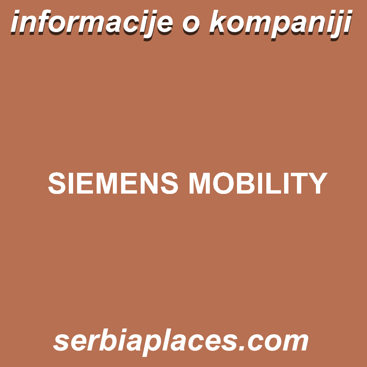 SIEMENS MOBILITY