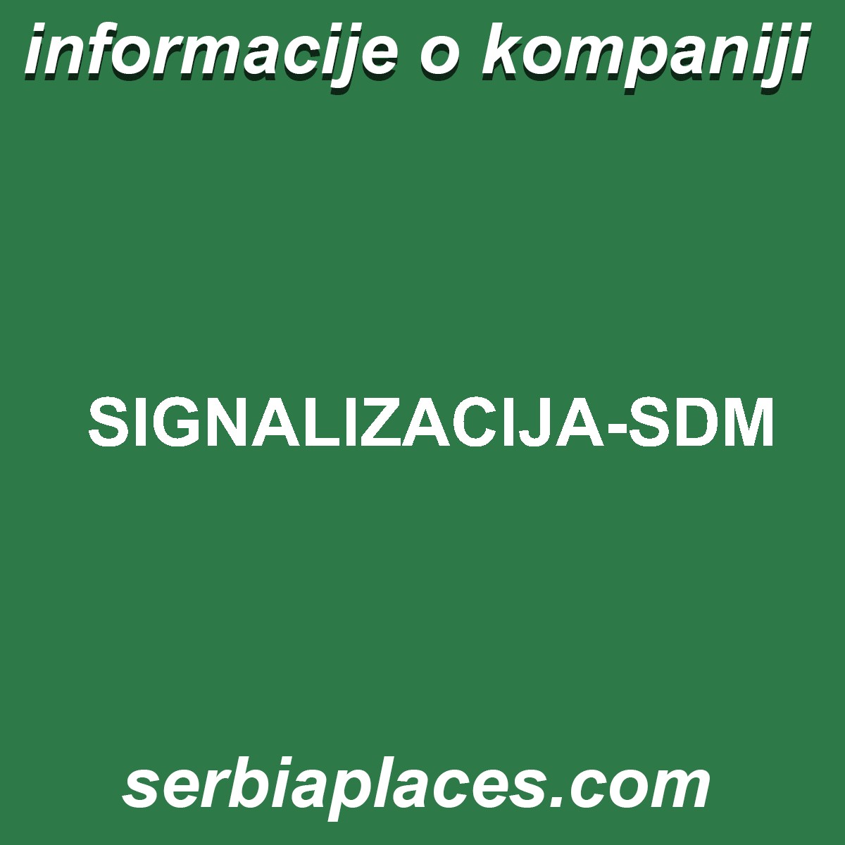 SIGNALIZACIJA-SDM