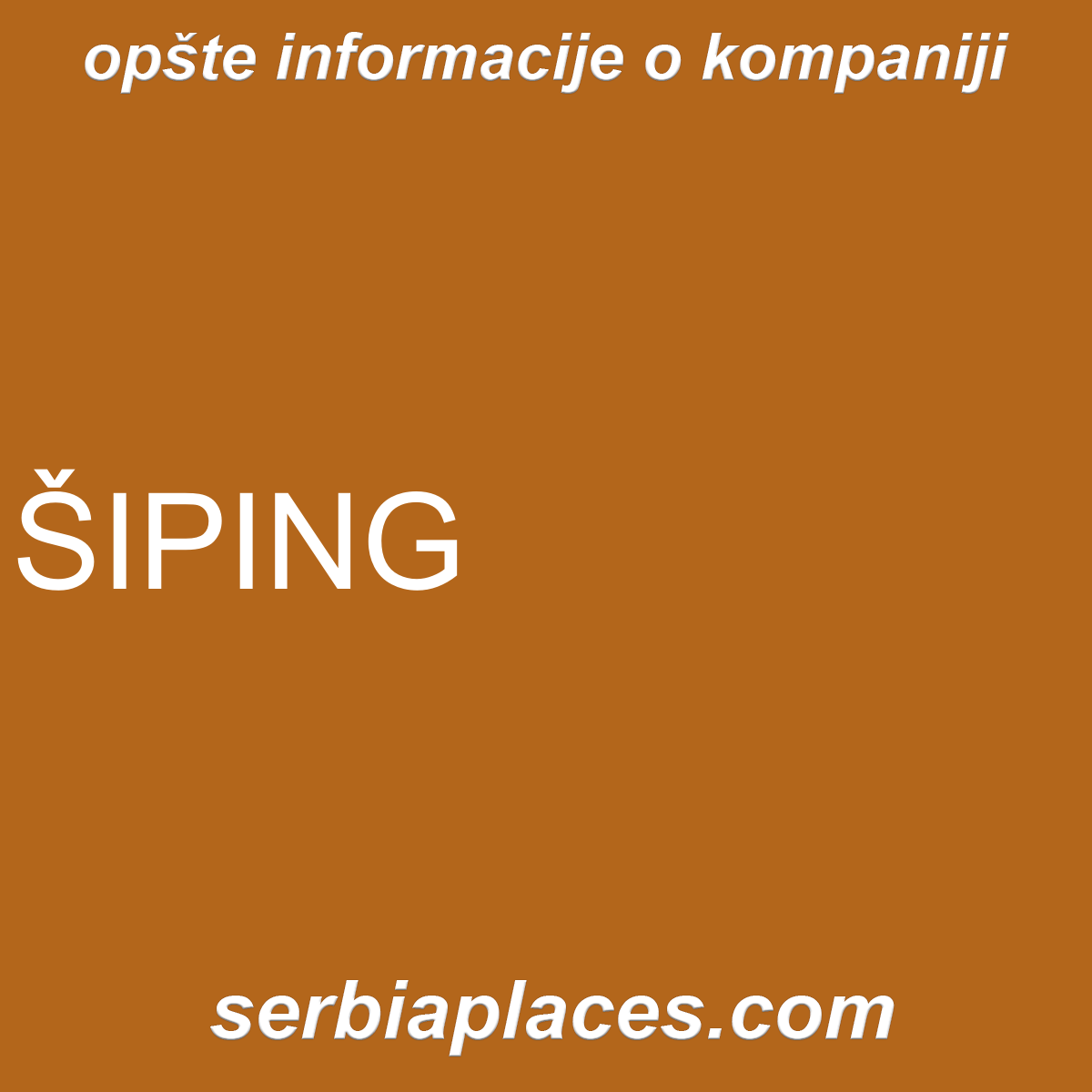 ŠIPING