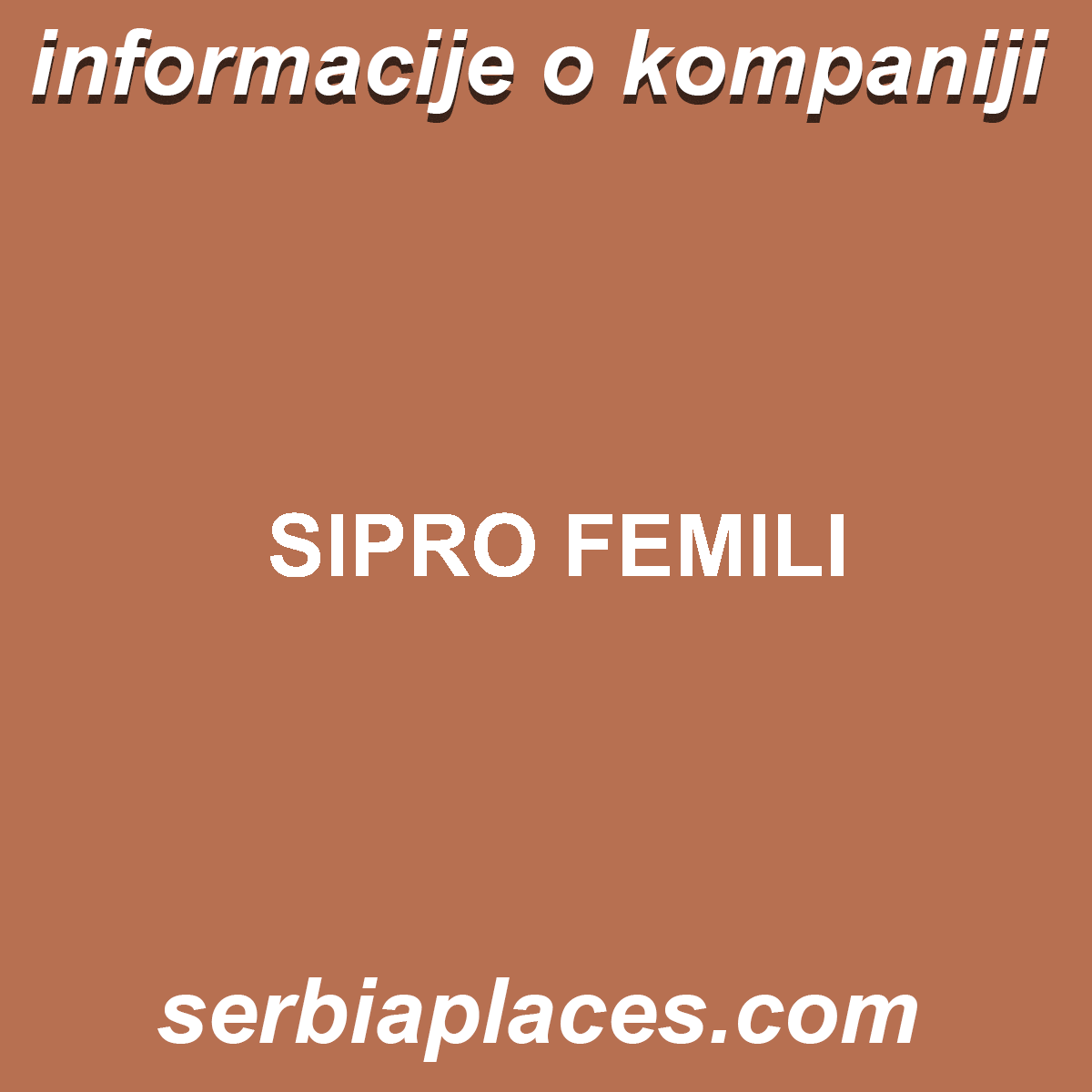 SIPRO FEMILI