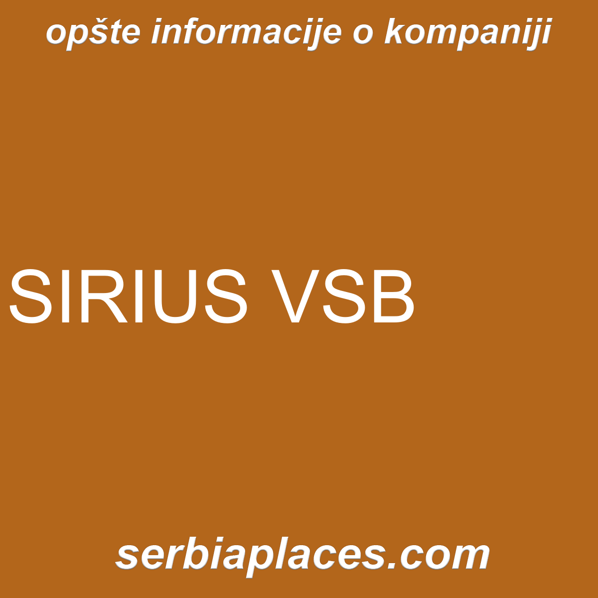 SIRIUS VSB