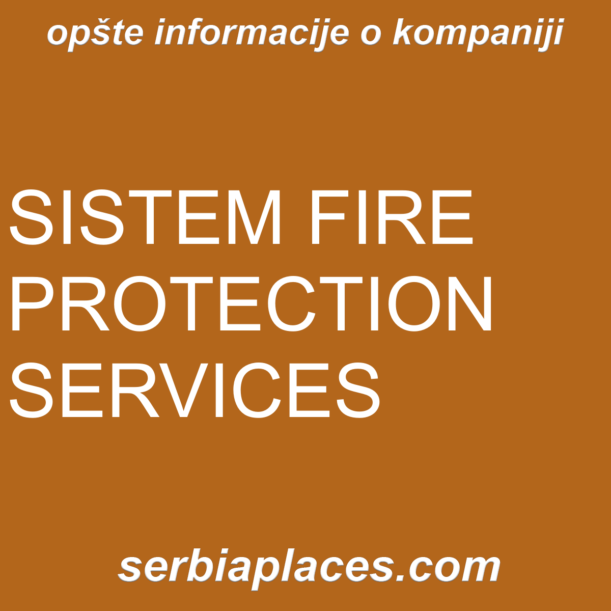 SISTEM FIRE PROTECTION SERVICES