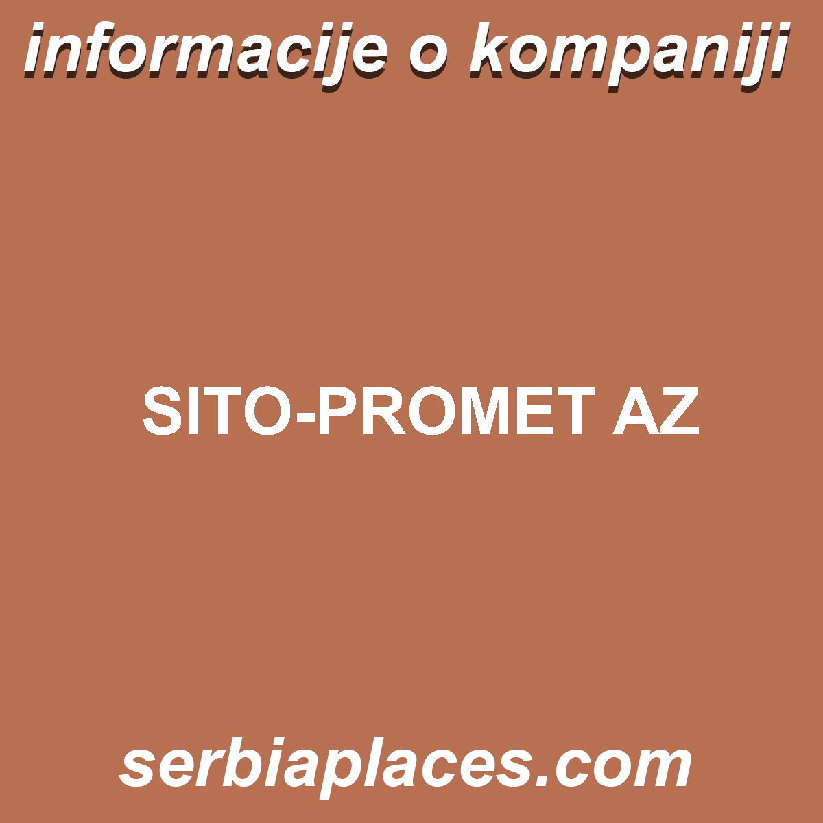 SITO-PROMET AZ