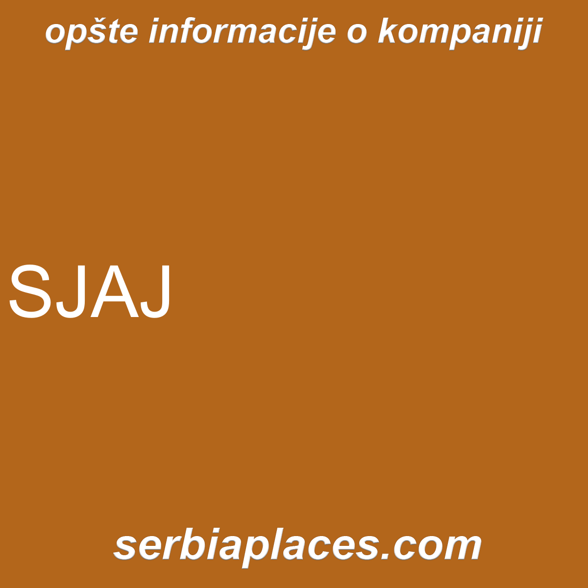 SJAJ