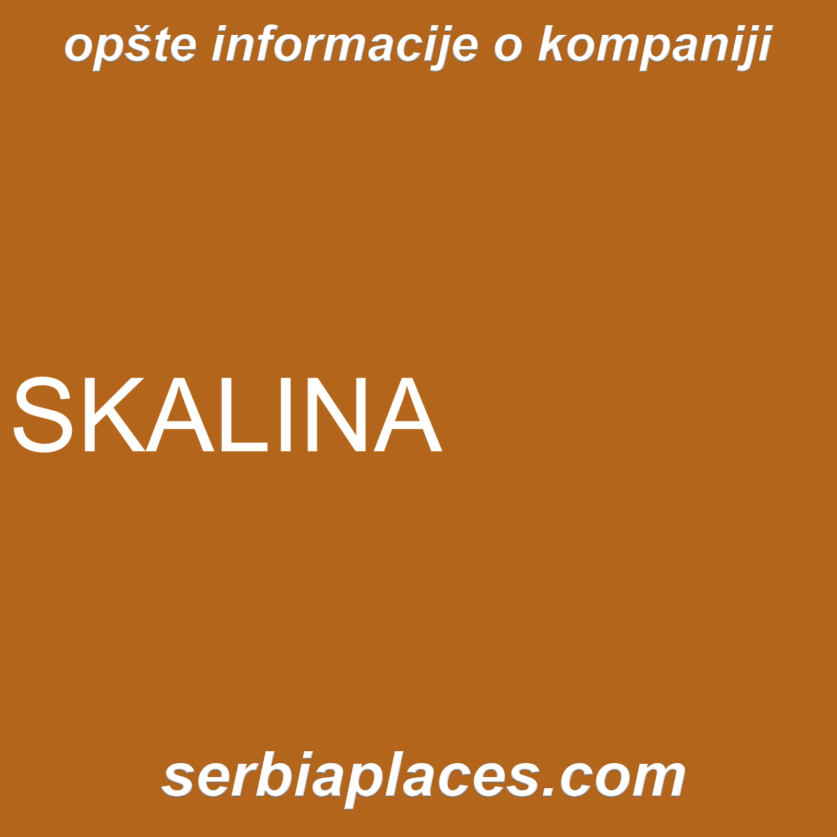 SKALINA