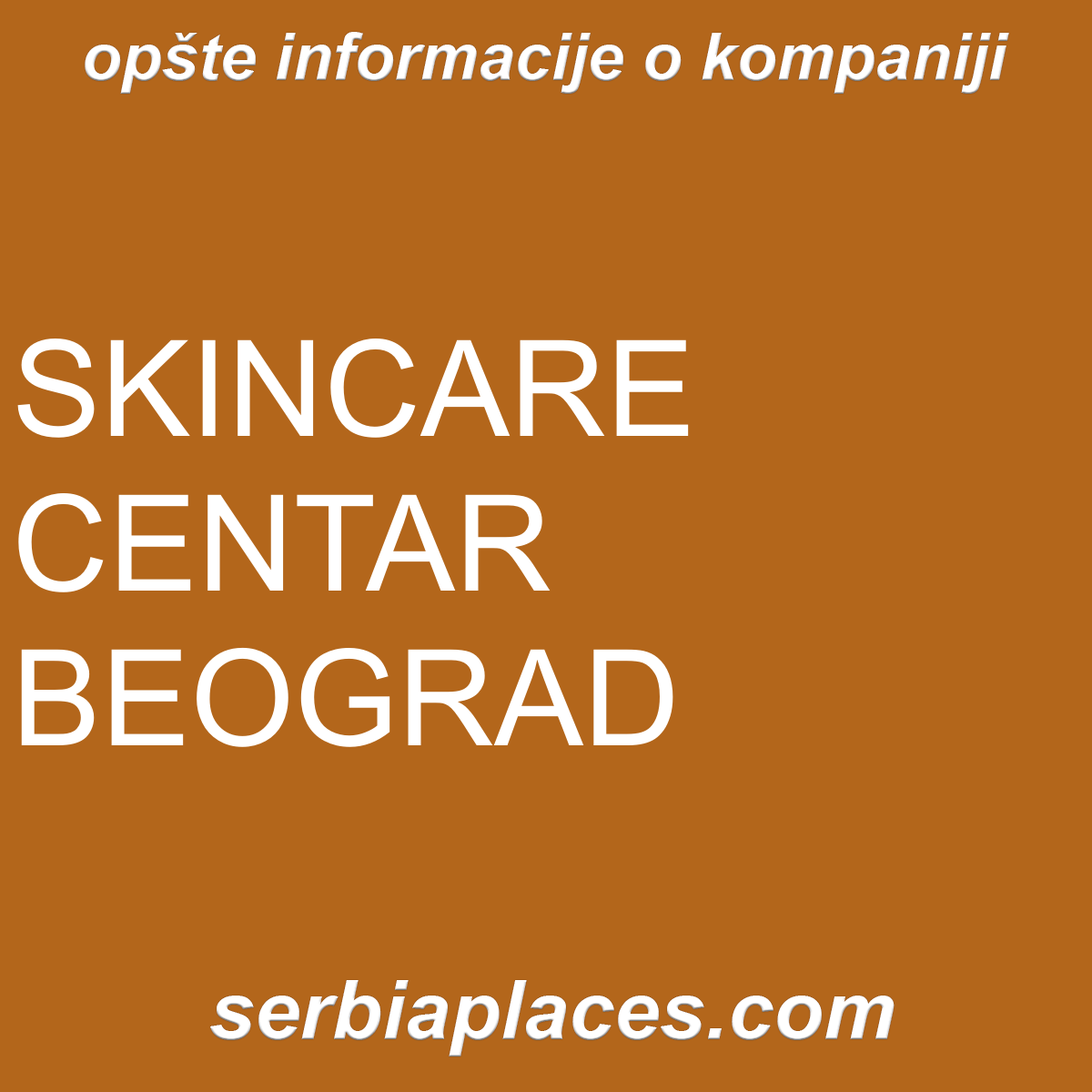 SKINCARE CENTAR BEOGRAD