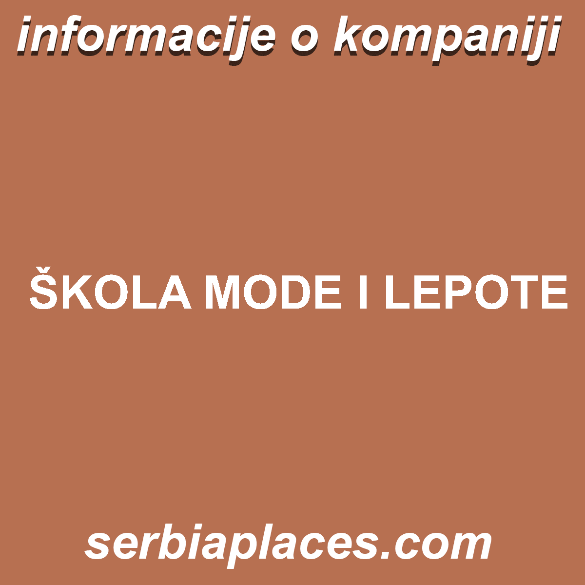 ŠKOLA MODE I LEPOTE