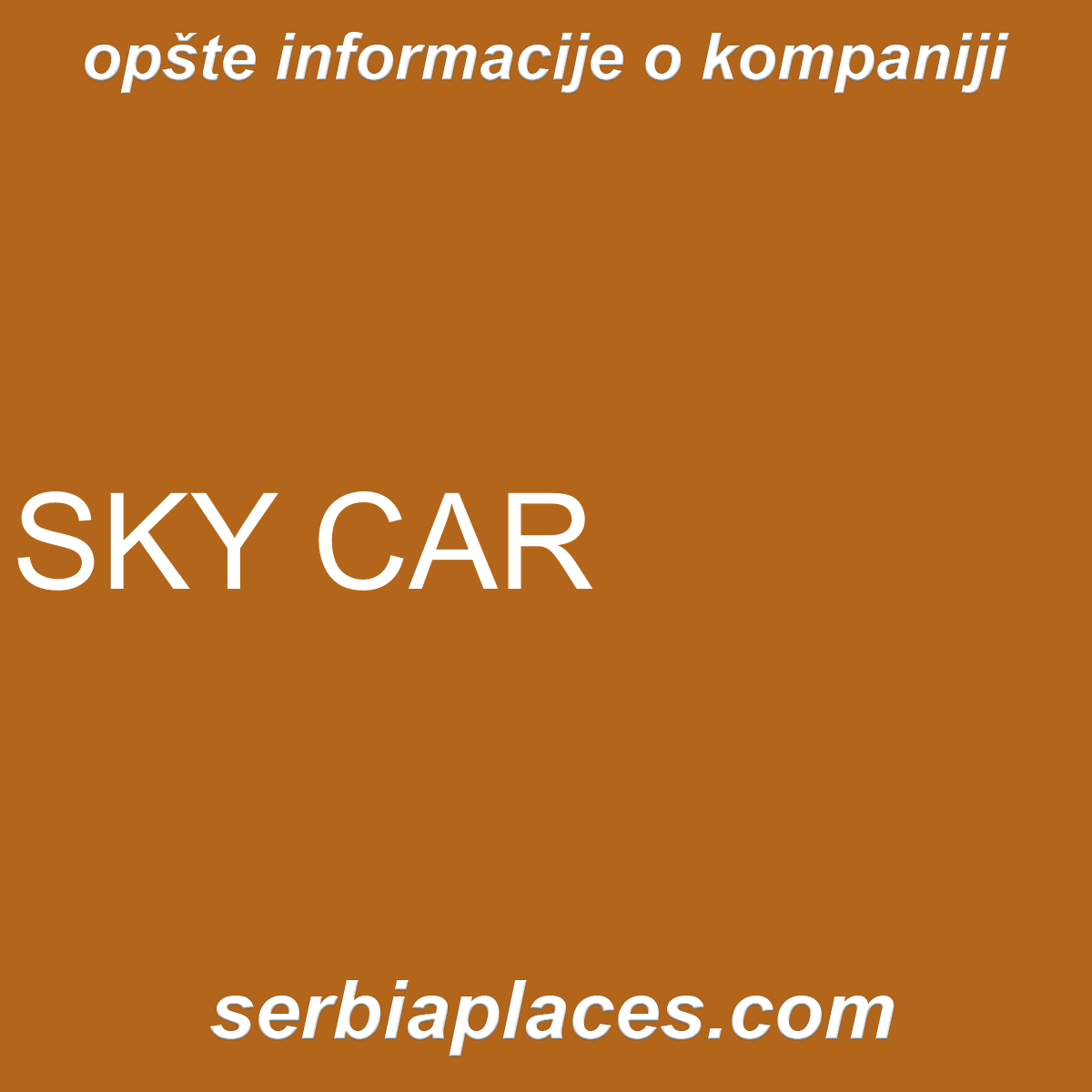 SKY CAR