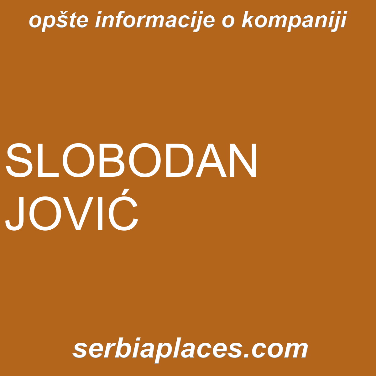 SLOBODAN JOVIĆ