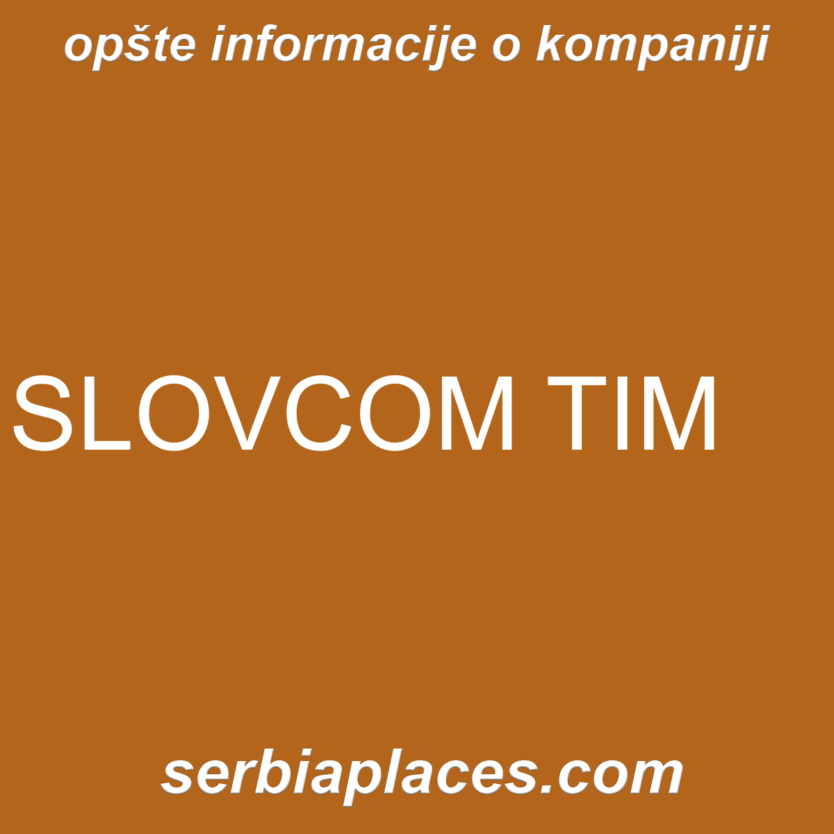 SLOVCOM TIM