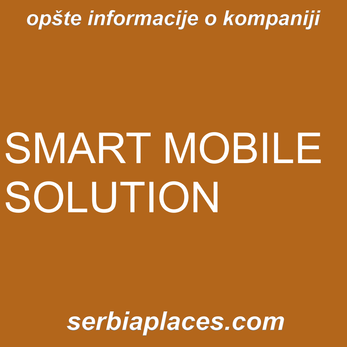 SMART MOBILE SOLUTION