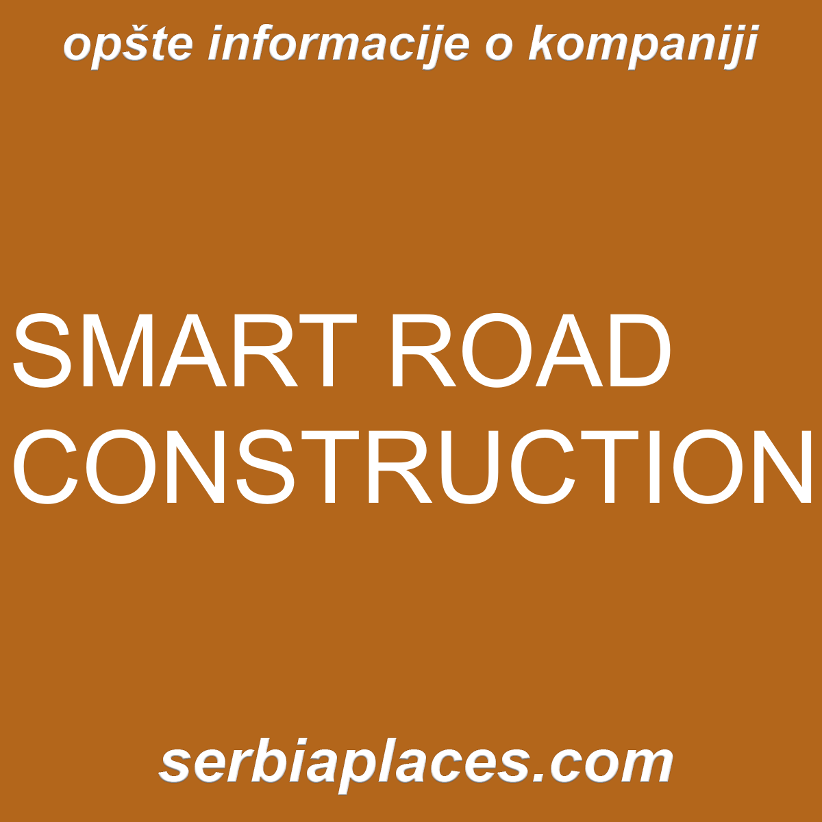 SMART ROAD CONSTRUCTION