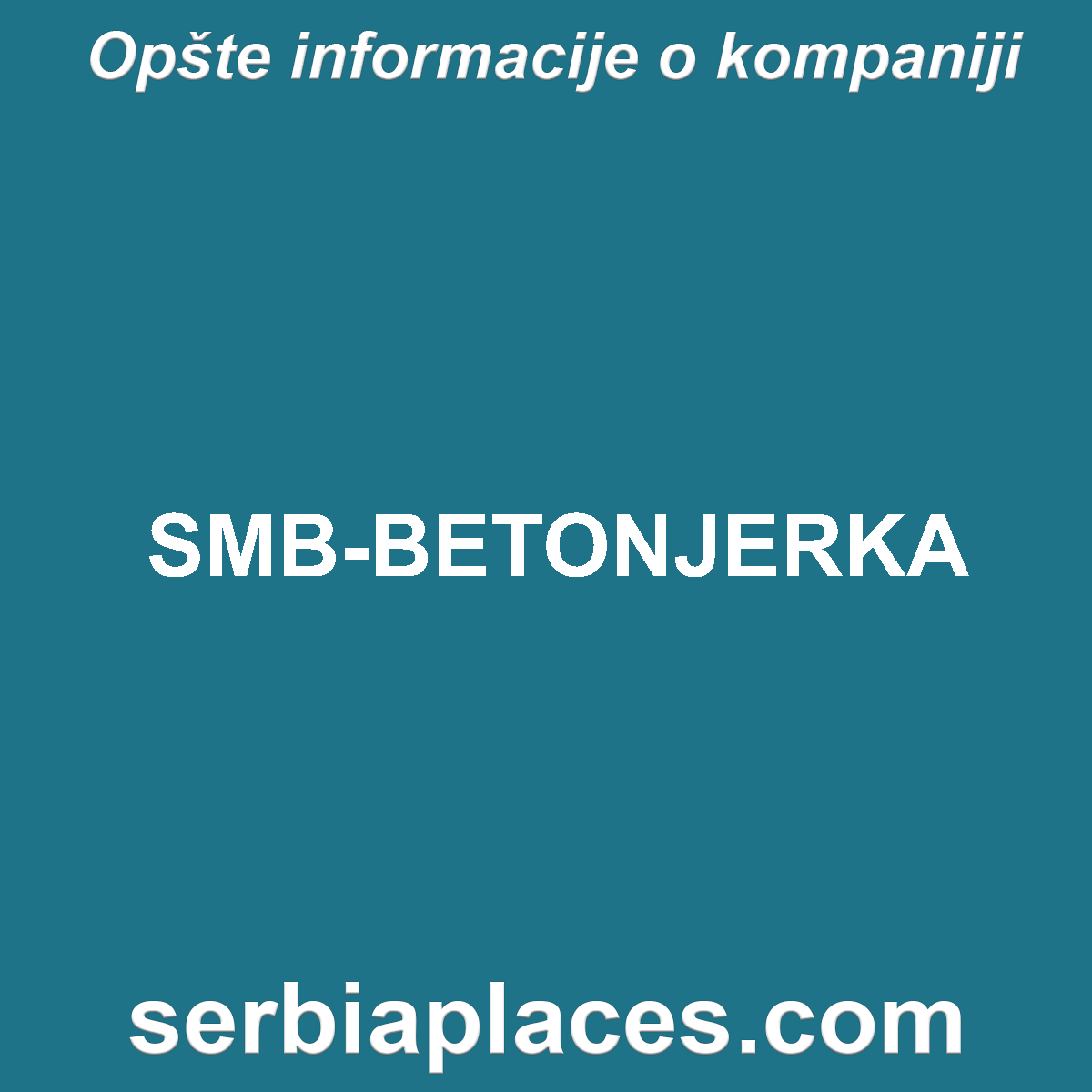 SMB-BETONJERKA