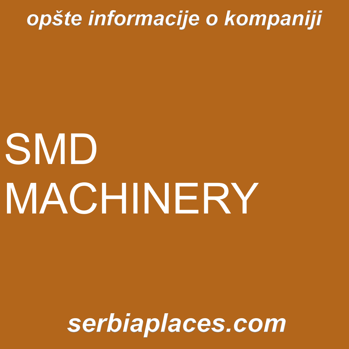 SMD MACHINERY