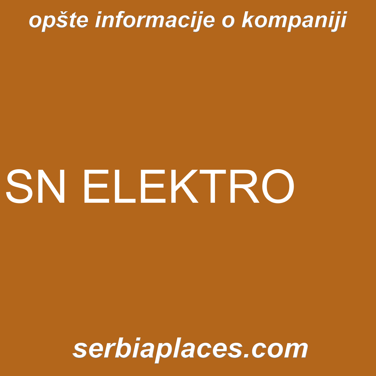 SN ELEKTRO