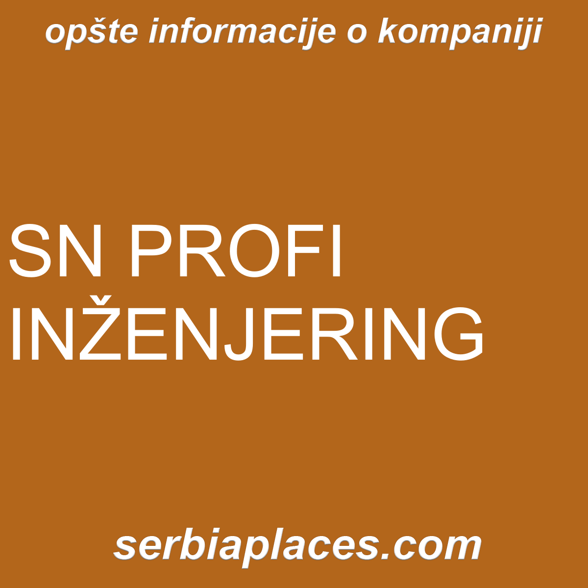 SN PROFI INŽENJERING