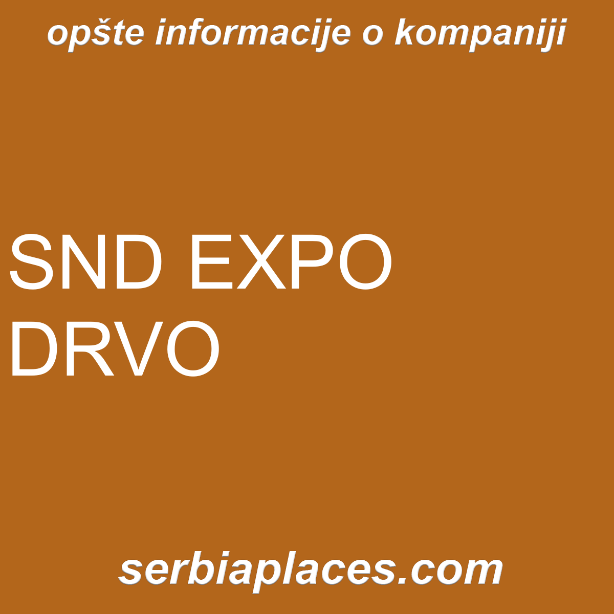 SND EXPO DRVO