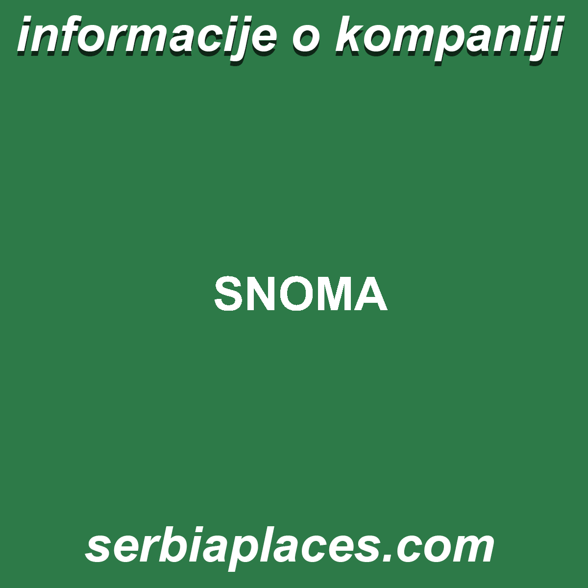 SNOMA