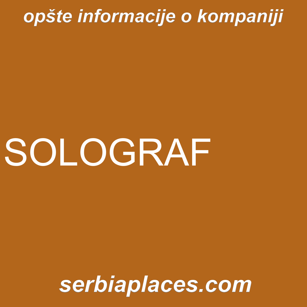 SOLOGRAF