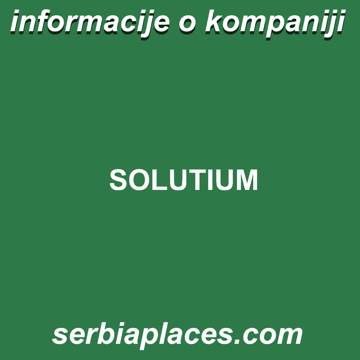 SOLUTIUM