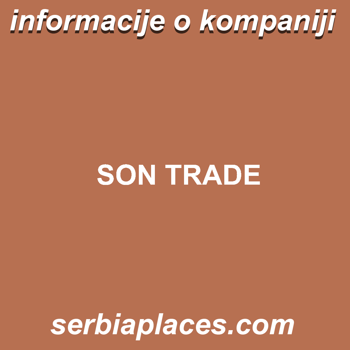 SON TRADE