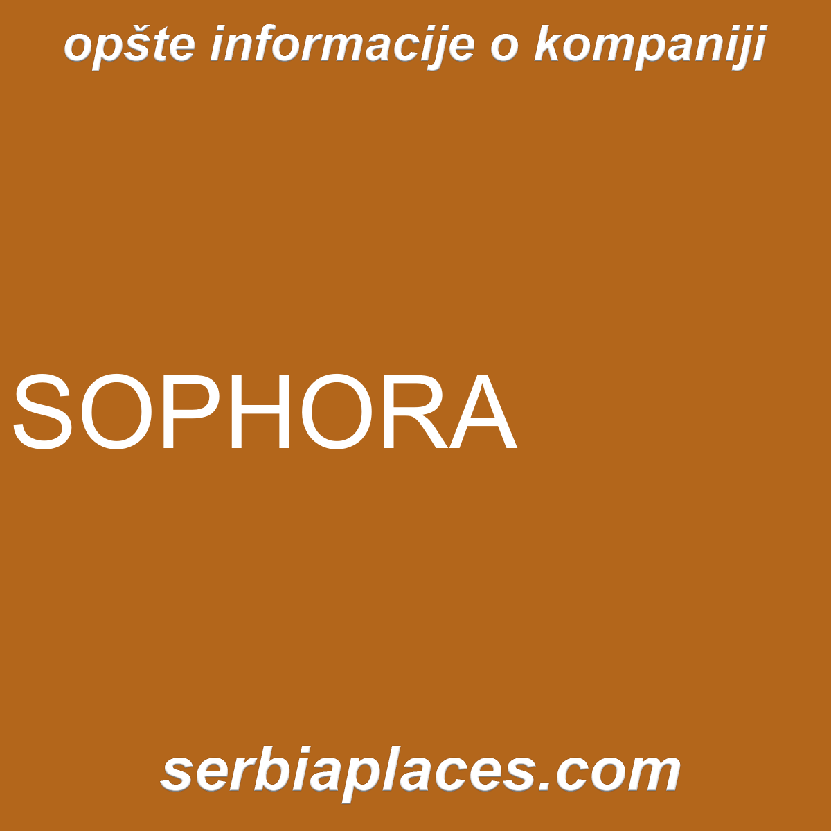 SOPHORA