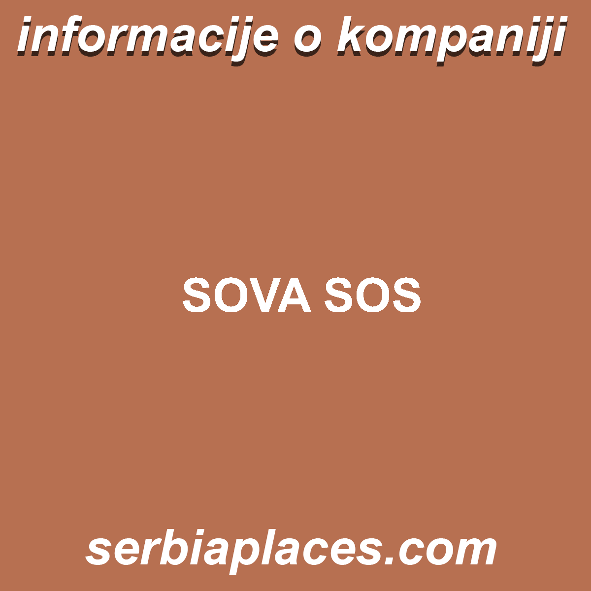 SOVA SOS