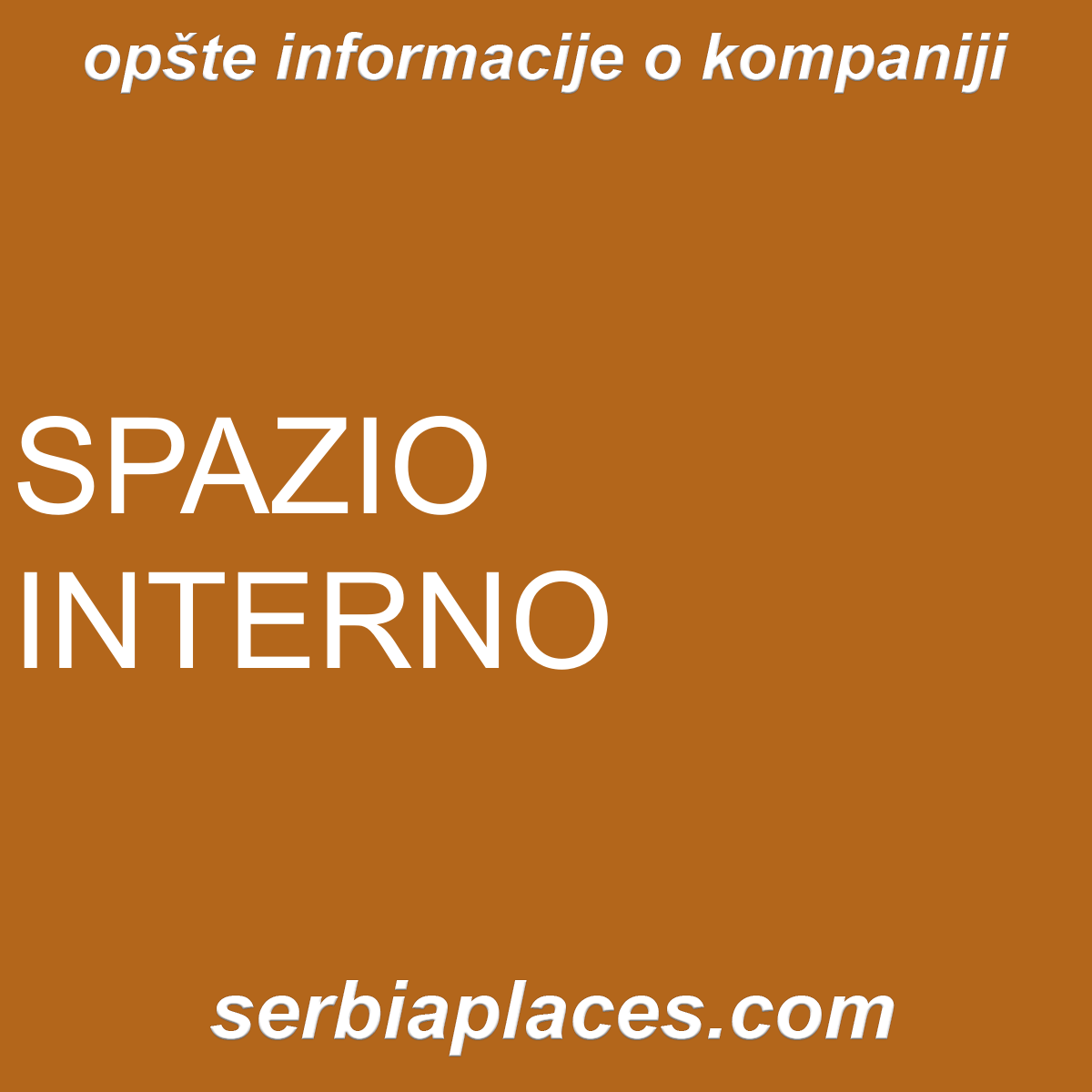 SPAZIO INTERNO
