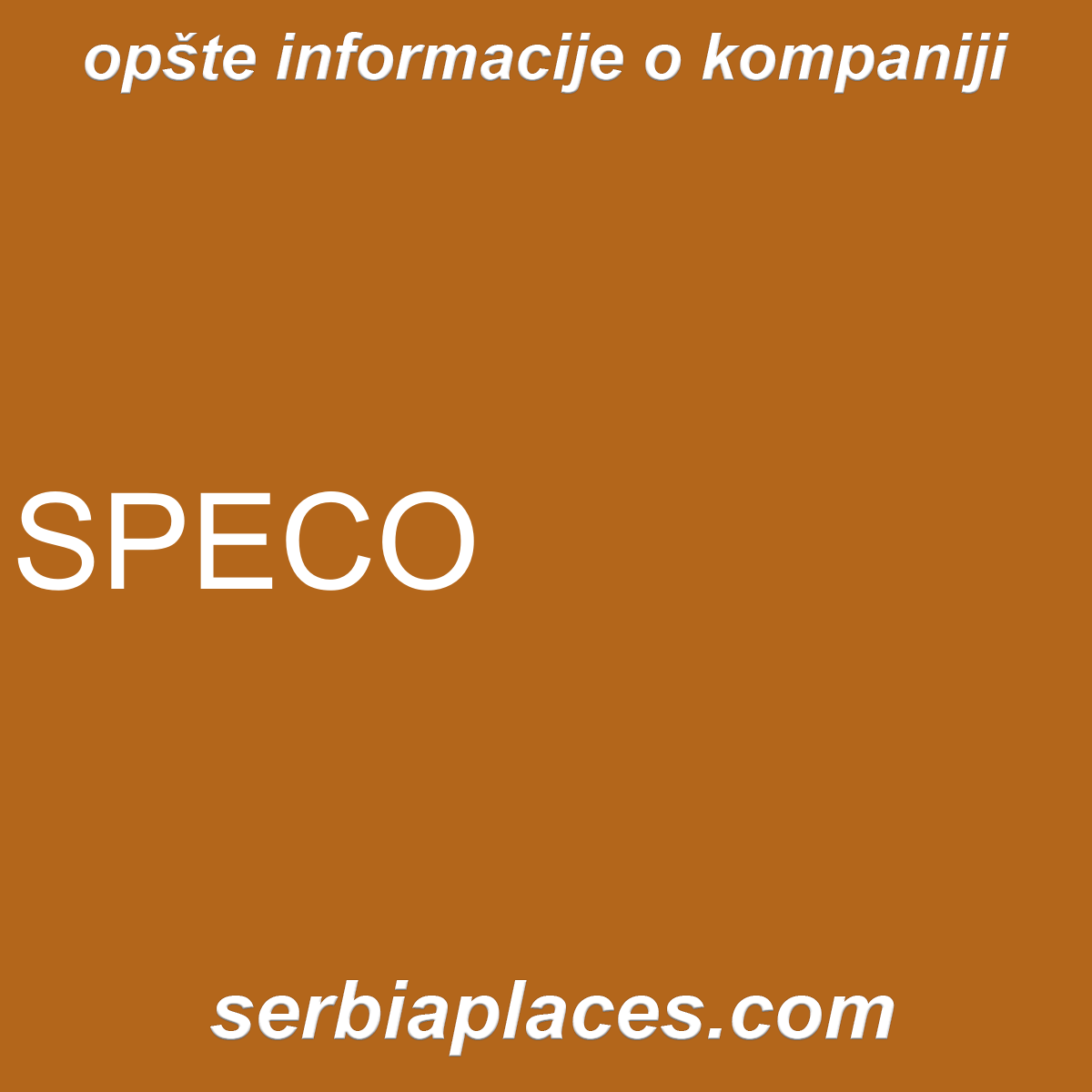 SPECO