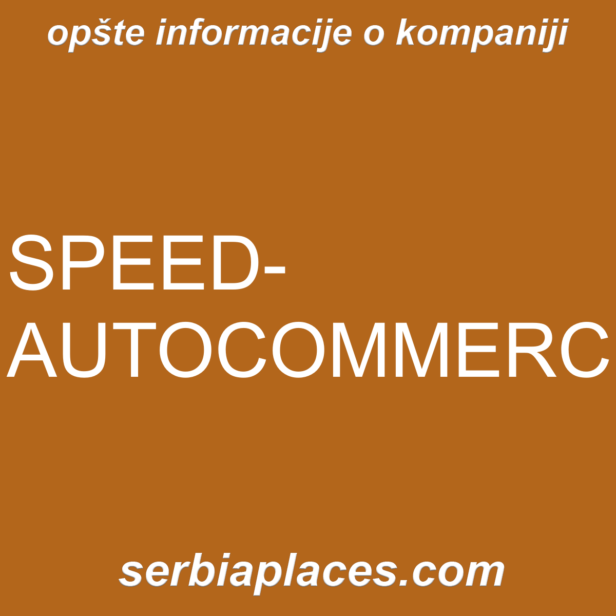 SPEED-AUTOCOMMERCE