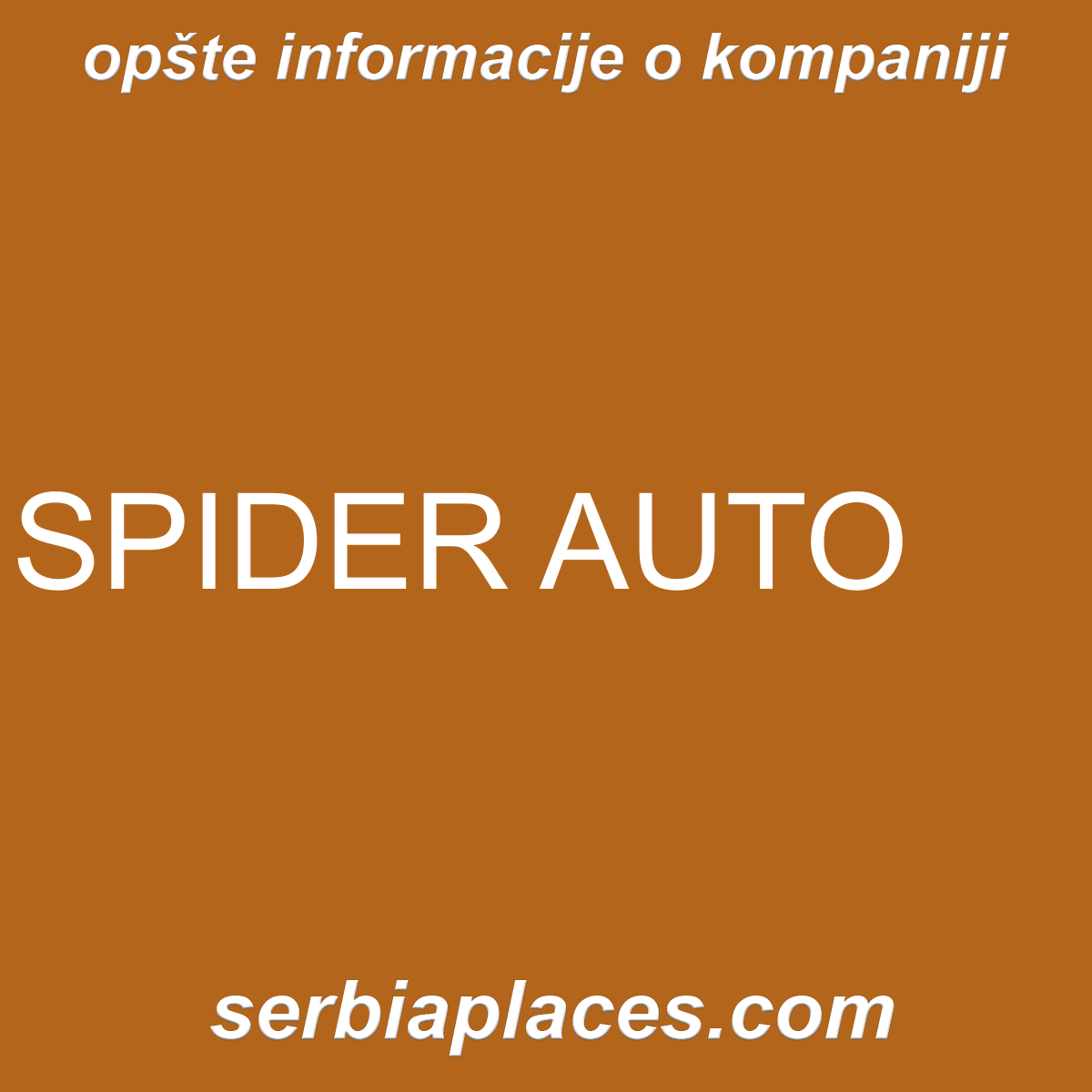SPIDER AUTO