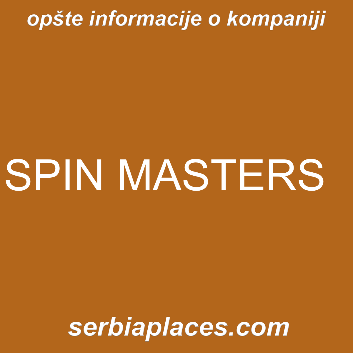 SPIN MASTERS