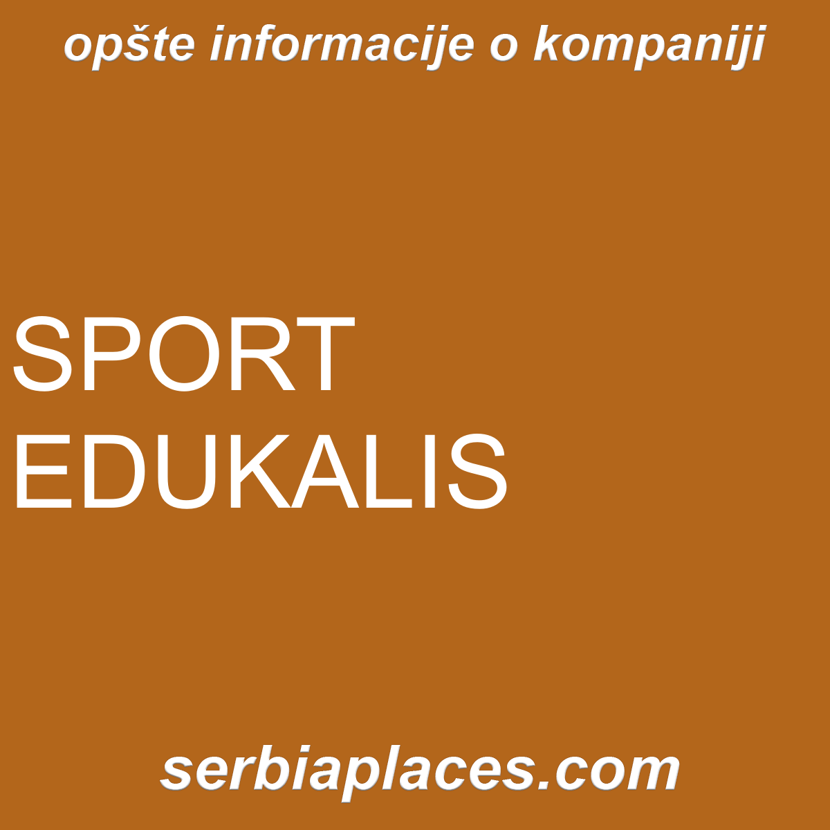 SPORT EDUKALIS
