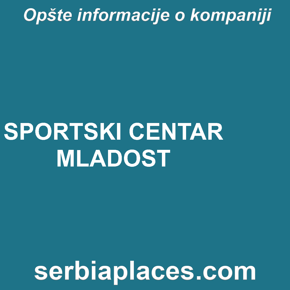SPORTSKI CENTAR MLADOST