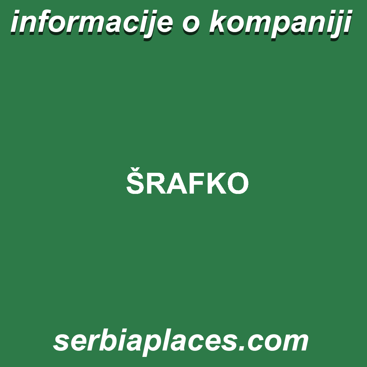 ŠRAFKO