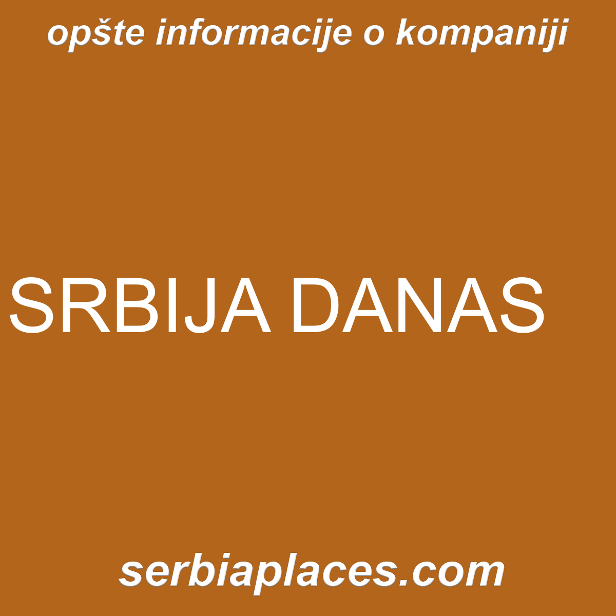 SRBIJA DANAS