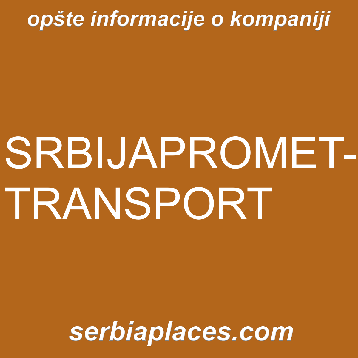 SRBIJAPROMET-TRANSPORT