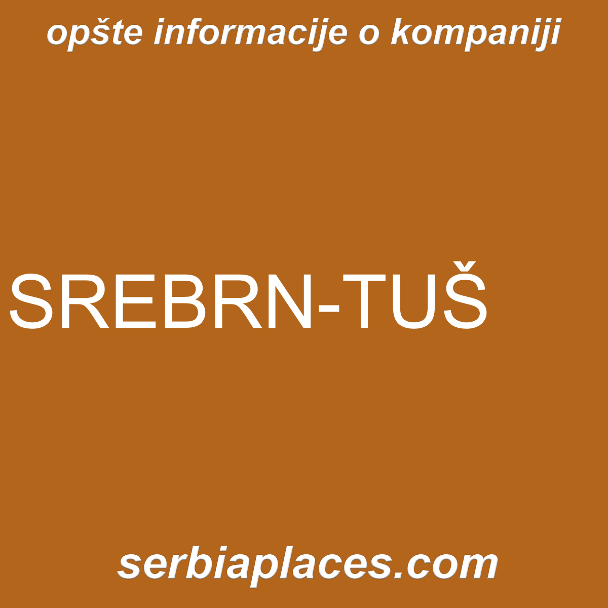 SREBRN-TUŠ
