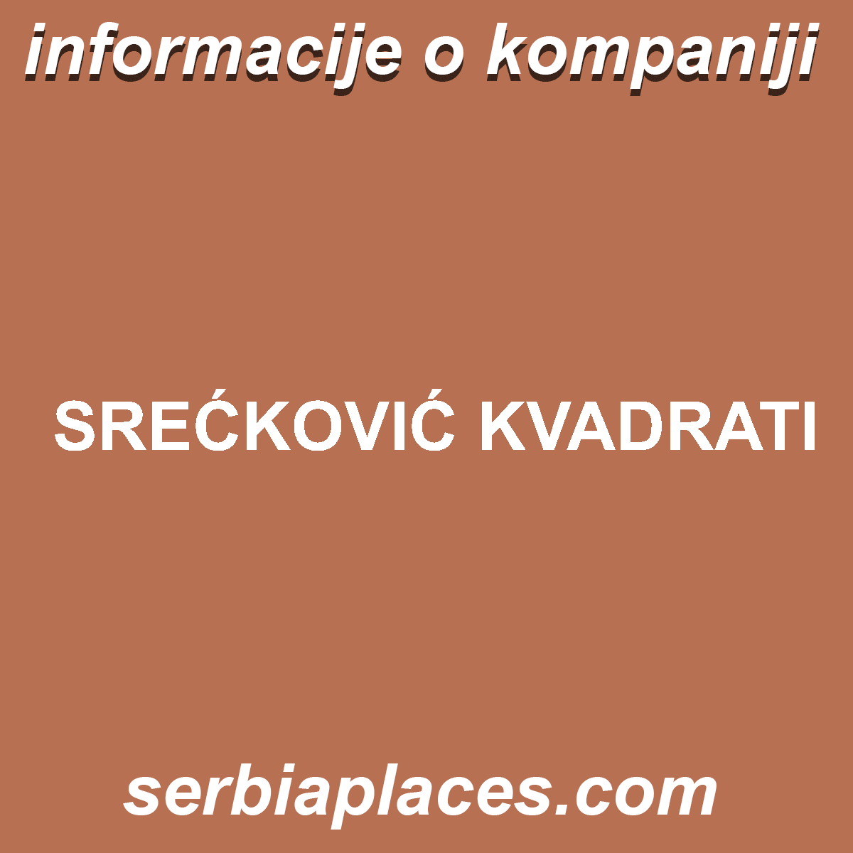SREĆKOVIĆ KVADRATI